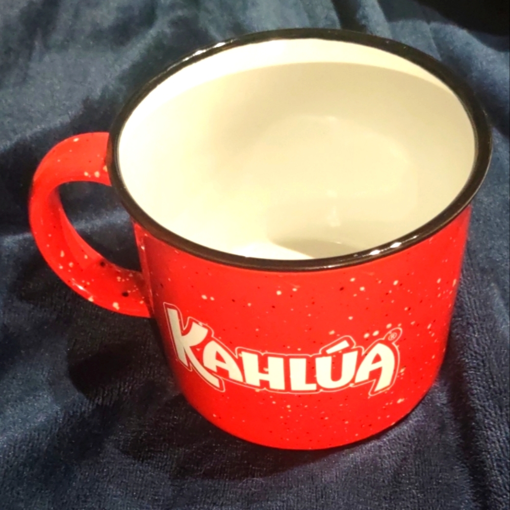 Mug Kahlua Large coffee Mug Red Black White 2023 Holiday NEW Limited Edition